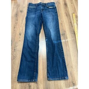 Amazon Essentials Jeans Men's Size 32 Blue Bootcut Slim Denim High Rise Casual